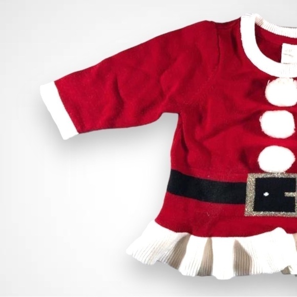 H&M Red Long Sleeve Christmas Sweater - Picture 3 of 5